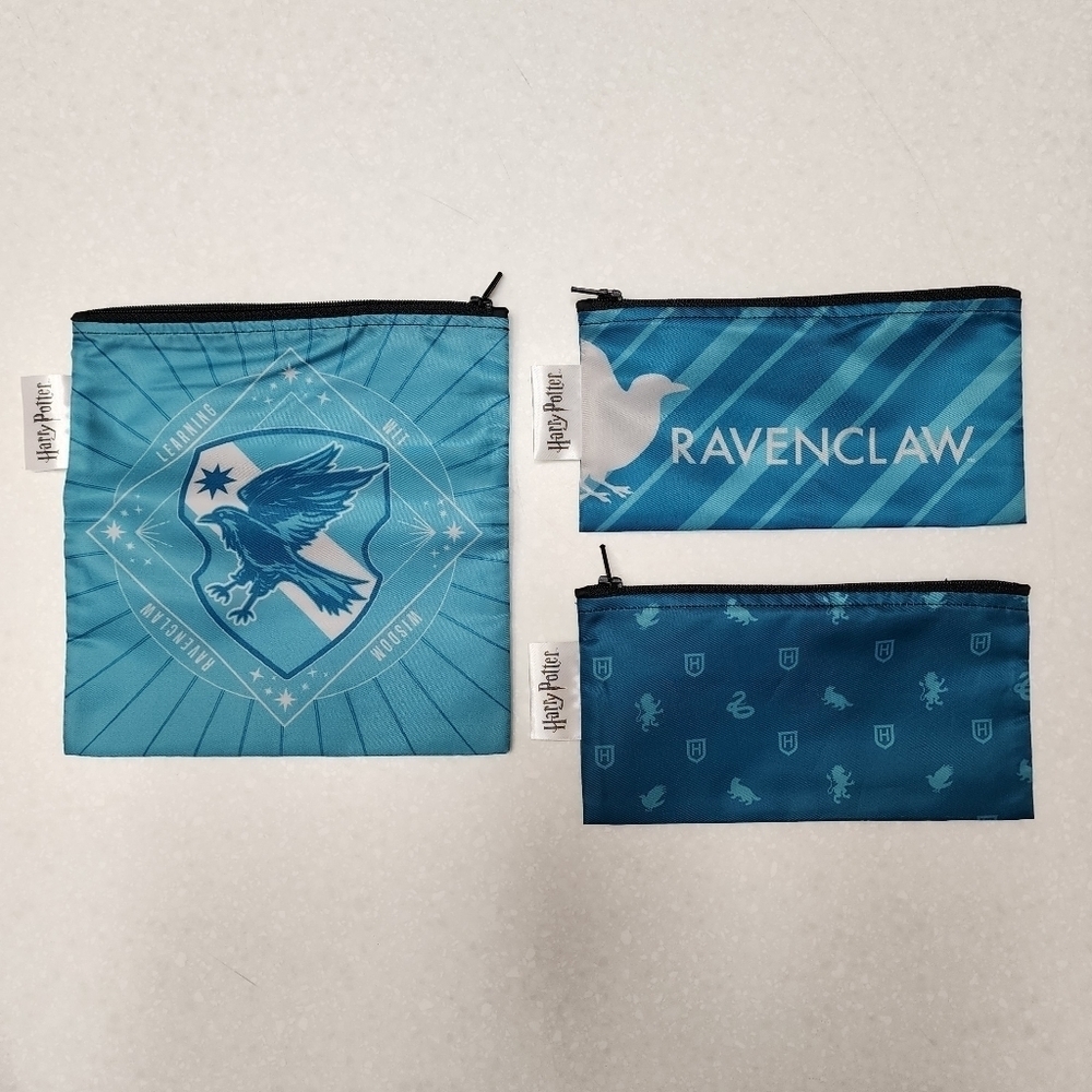 Harry Potter Ravenclaw blue reusable sandwich bags